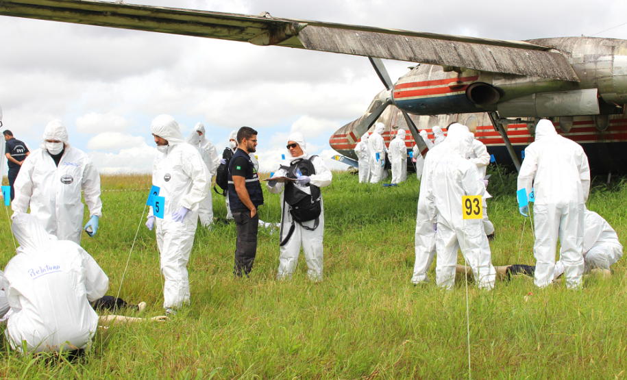 Curso da Polícia Científica teve simulação de desastres em massa