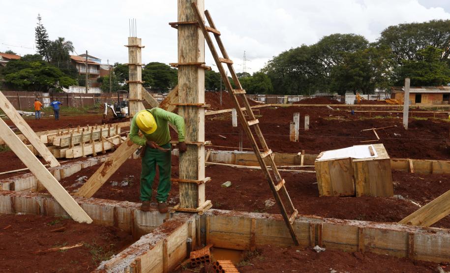 Obra da sede do IML de Londrina segue em ritmo acelerado -