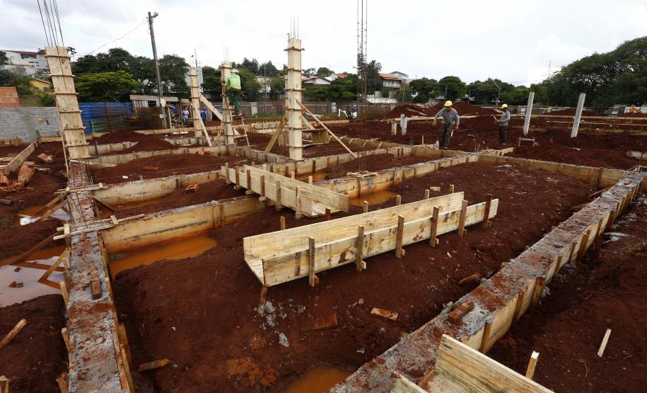 Obra da sede do IML de Londrina segue em ritmo acelerado -