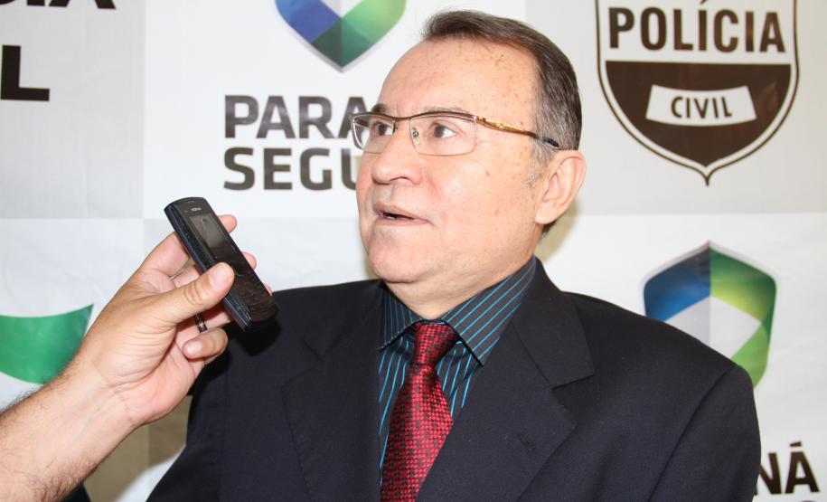 Titular da Delegacia do Alto Maracanã, em Colombo, delegado Silvan Rodney Pereira