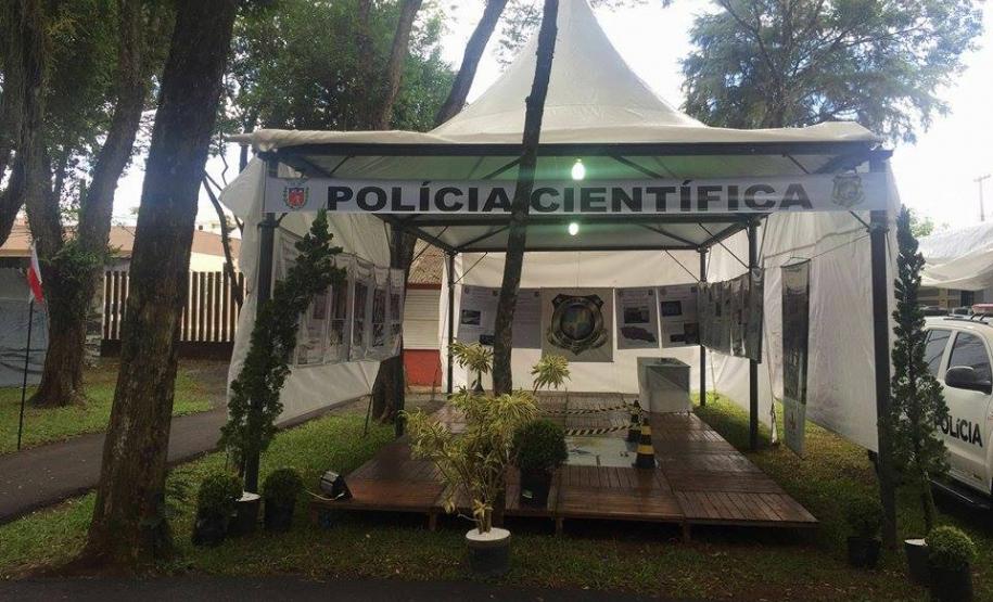 Polícia Científica do Paraná presente na terceira maior feira do estado
