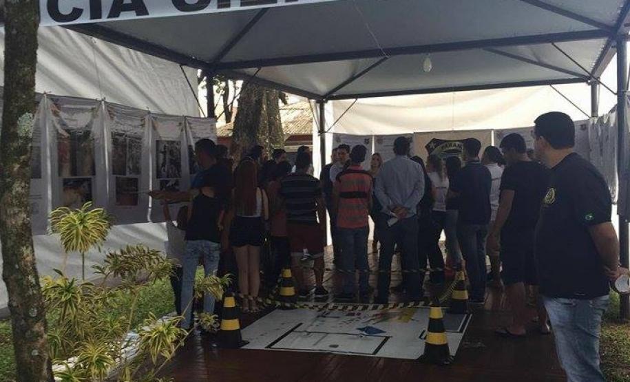 Polícia Científica do Paraná presente na terceira maior feira do estado