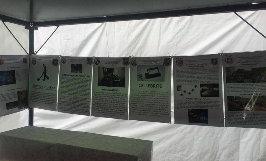 Polícia Científica do Paraná presente na terceira maior feira do estado