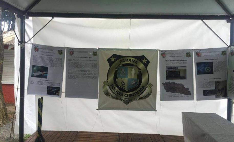 Polícia Científica do Paraná presente na terceira maior feira do estado