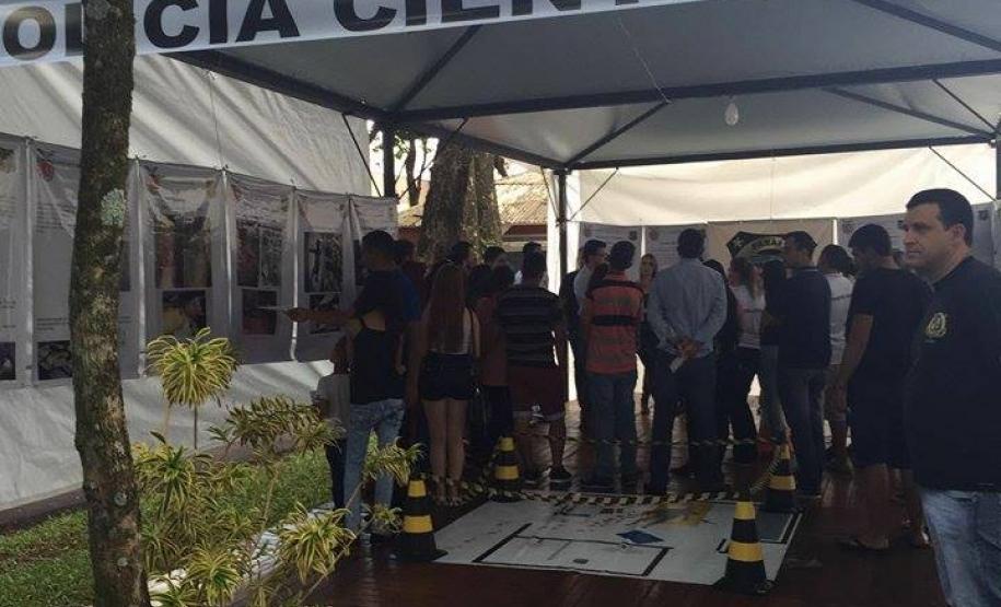 Polícia Científica do Paraná presente na terceira maior feira do estado