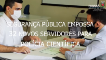 Tomam posse 32 novos servidores da Polícia Científica