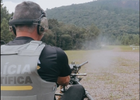 Polícia Científica capta "DNA" de metralhadora de alto calibre para auxiliar investigações nacionais