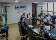Polícia Científica do Paraná apresenta panorama em reunião com o Secretário de Segurança