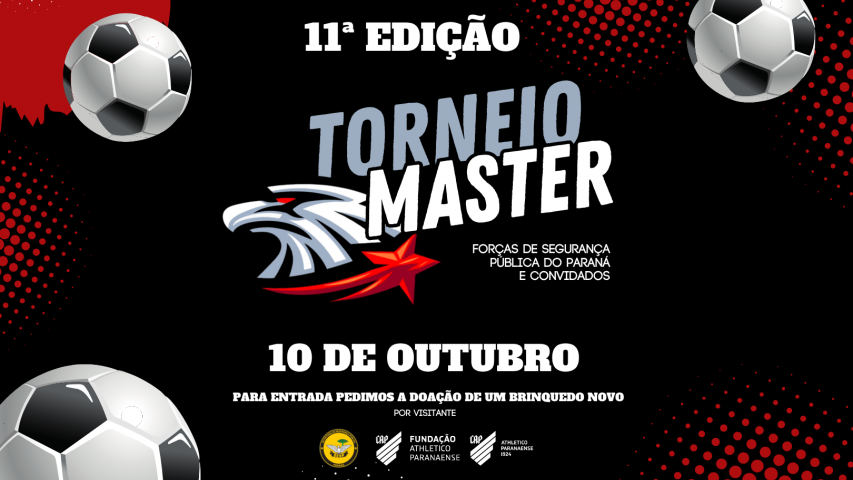 Torneio Master reúne forças de segurança em Curitiba com ação solidária
